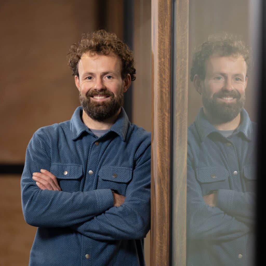 Een close-up van een man